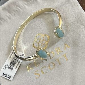 Kendra Scott-Dark Teal stone cuff bracelet-NWT